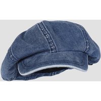 Baumwoll-Denim-Baskenmütze für Herren und Damen, Modische Herbst-Vintage-Boinas, Newsboy Flat Caps, Große Achteckige Mütze