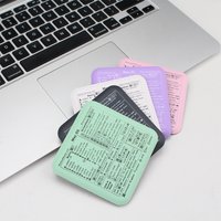 2 sets of creative colored silicone non-slip comfortable wrist pads for laptops with shortcut keys and thickened wrist rests