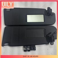 For VW Golf 4 Jetta Bora MK4 Black Car Front Sun Visor With Mirror Black Cover