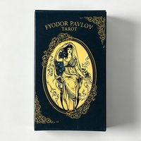 Fyodor Pavlov Tarot Cards A 78 Deck Oracle English Visions Divination Edition Borad Playing Games,Family Gathering Cards Game