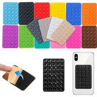 24 Square Thickened Silicone Pad Back Sticker Suction Cup Suction Cups Mobile Phone Tablet Luggage Suction Cup Universal Phone