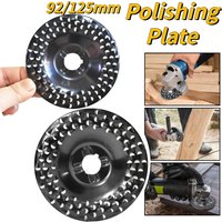 92mm/125mm Grinder Wheel Disc Wood Shaping Wheel Grinding Discs for Angle Grinders Woodworking Sanding Rotary Abrasive Tool