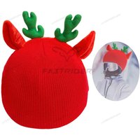 AliExpress Christmas Ski Helmet Decor Bicycle Cartoon Cute Girl Gifts Decorative Helmet Cover Hat Winter Ski Helmet Decoration
