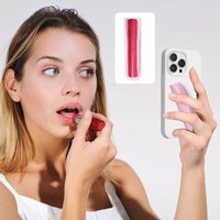 2-pack New Arrival Silicone Lipstick Balm Holder Sticker on Phone