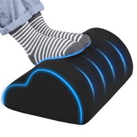 Large Foot Rest for Under Desk at Work-Ergonomic Design Foot Stool for Office, Car, Home To Foot Support and Relax Ankles,Washab