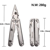 Daicamping DL7 G10 Uchwyt ze stali nierdzewnej Narzędzia wielofunkcyjne do biwakowania na zewnątrz EDC Szczypce Narzędzia ręczne Nóż składany Nóż wielofunkcyjny