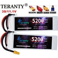 3S 5200mAh 11.1V Lipo Battery 60C With XT60 Plug DEANS T XT90 EC5 For Quadcopter RC FPV Racing Drone Drone Airplane Hobby