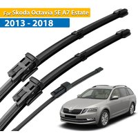 Erick's Wiper Front & Rear Wiper Blades Set For Skoda Octavia 5E A7 Estate 2013 - 2018 Windscreen Windshield Window 24"19"14"