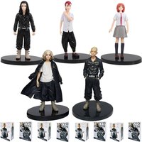 Tokyo Revengers Figure Anime Action Figures Manjiro Sano Chifuyu Matsuno Takemichi Hanagaki Figurine Manga Collectile figuras