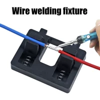 Welding Wire Fixture Electrode ABS Electrode Holder Portable Wire Welding Fixture Precise Cable Clamps Soldering Locator Tools