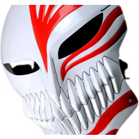 Hot Cartoon Death Ichigo Kurosaki Bleach Mask Christmas Dance Masquerade Party Cosplay Halloween Cool Mask Gift for Men Boy Toy