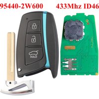jingyuqin New For Hyundai IX45 Grand SantaFe Santa Fe 2012-2018 95440-2W600 ID46 Chip 433MHz Proximity Car Remote Smart Key