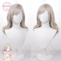 【AniHut】Ceras Yanagida Lilienfeld Cosplay Wig Love Live! Hasunosora Girls' High School Straight Heat Resistant Synthetic Hair