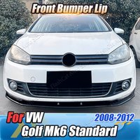 Golf MK6 Lower Splitter Diffuser For Volkswagen Golf 6 MK6 TSI Standard 2008-2012 Body Kits Car Front Bumper Spoiler Lip Trim image 4