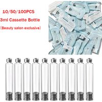 New 10/50/100pcs Mini Glass Bottle Disposable Insulin Injection Pen Sleeve 3ml Sterile Independent Packaging Cassette Bottle