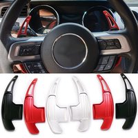 Style de voiture pour Mustang 2015 2016 2017 2018 2019 DSG manettes de vitesse de volant Extension de palette garniture de couverture en alliage d'aluminium