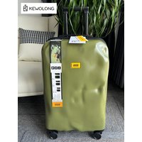Crash luggage Italy Design Broken Zipper Suitcase With TSA Lock Zshow Brand Vintage Grunge Luggage