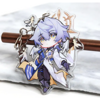 Acrylic Sunday Keychain for Honkai Star Rail - Cute Anime Keyring Collectible