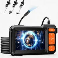 Kamera endoskopowa przemysłowa z ekranem IPS 4,3 cala, 8 mm HD1080P, wodoodporna IP67, 8 diod LED, inspekcyjny boroskop do rur i napraw samochodowych.