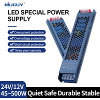 AC/DC 12V 24V Transformer 60W 100W 200W 300W 400W 500W LED Driver Power Supply Super Thin A/D Converter for LED Strip Light Bulb