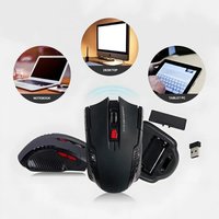 Wireless 2.4G Mouse with USB Receiver Ergonomic Optical Mouse Universal Compatibility Computer Gaming Mouse Gift for PC Laptop