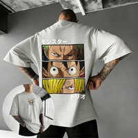2026 Summer One Piece Anime Luffy Zoro Sanji Graphic Print Cotton T-Shirt Men Women Short Sleeve Casual Y2K Streetwear Tee Tops