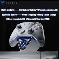 Manette de jeu sans fil Flydigi APEX 5 Global Version 2, faible latence de 3 ms, écran interactif couleur, pour PC/NS/TV/mobile