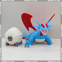 3D Printing 1/20 Scale World Shelgon Bagon Salamence Pokémon Game Peripherals Collections Model Desktop Ornament Decoration Toy