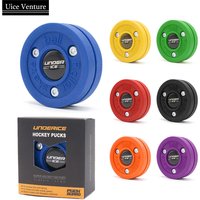 UICE Ice Hockey Puck Reusable Green Biscuit Replacement Hockey Training Puck Street Hockey Roller Ice Sports Accessory