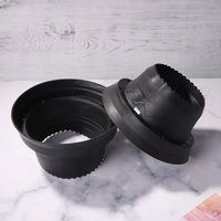 2Pcs 6.5 Inch Car Speaker Waterproof Cover Speaker Silicone Sound Insulation Gasket Cover Folding Auto Horn Spacer Car Accessory