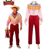 Movie Back to the Future 3 Adult Time Traveler Halloween Dress Up Men Marty McFly Cowboy Cosplay