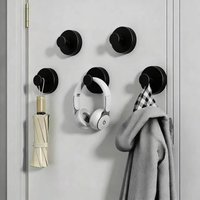 Suction Cup Hooks Towel Coat Bath Robe Hook Wall Mount Waterproof Holder Suitable for Bathroom Kitchen Glass Door Mirror Tile