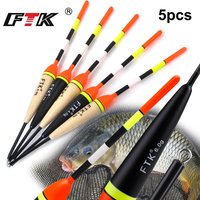 FTK 2g-6g Fishing Float Set 19-23cm 5pcs/pack Barguzinsky Professional Vertical Buoy Accessories Fishing Float Pesca