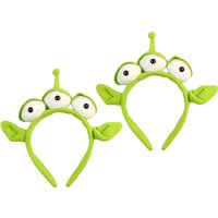 New 1/2PCS Green Three-Eyed Alien Headband Halloween Monster Plush Cute Headwear Hat Accessories For Theme Party Girls And Kids