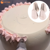 (New) 4Pcs #112 #113 #114 #115 Leaf Shape Piping Nozzle Set Pastry Icing Tips For Cake Cream Decorating Baking DIY