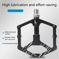 AliExpress NPY Fashion Aluminum Alloy Bicycle Pedals Mountain Bike Foot Bearings Road Cycling Accories Universal Single Bike Pedal Parts