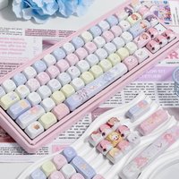120 Keys Infinity Nikki Keycap CUTE Keycaps cute Key Cap PBT MOA Profile for ANSI Made68 Mad68 Wooting60 HI75 104 F87 K99 108
