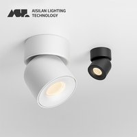 Aisilan LED Ceiling Spotlight 360° Rotation COB Ceiling Light 7W/9W Surface Mounted Lamp Modern Design for Indoor Lighting