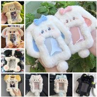 Cute Multifunctional Photocard Case Big Eared Rabbit/Border Collie Rabbit/Dog/Cat Card Case Cards Sleeve Students