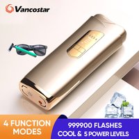 Épilation au laser Vancostar Cool pour femmes et hommes 999999 Flash 4 modes de fonction tondeuse bikini épilateur IPL permanent livraison gratuite