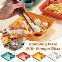 Square Plastic Snack Plates Set of 4 BPA-Free PP Dessert & Dumpling Serving Plates Reusable Dishwasher Safe Tableware for Sushi