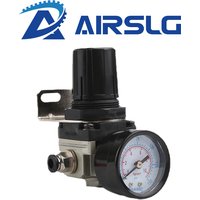 AR2000 G1/4''6mm 8mm 10mm 12mm Air Control Compressor Pressure Relief Regulator Valve with Fitting AR3000-03 AR4000-04 AR3000-06