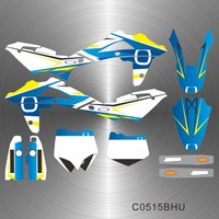 For HUSQVARNA CR 125 CR125 2009 2010 2011 2012 2013 Graphics Decals Stickers Kit Motorcycle Background C0515BHU