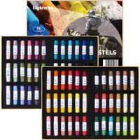 LIGHTWISH 72-Color Soft Pastels Set for Artists, Beginners & Adults - Non-Toxic, Vibrant Drawing Pastel Sticks for Art Sketching
