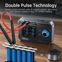 FNIRSI SWM-20 Handheld Power Tool 1200A Double Pulse Output for 0.1-0.5mm Metal Strip DIY Pack 5000mAh Battery USB-C Charging