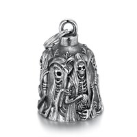 AliExpress NONE Ghost Death Motorcycle Bell Keychain Men's Cycling Lucky Exorcism Accessory