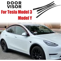 VASTZ Tuning Decoration Body Kit Wind Deflector Rain Guard Brow for Tesla Model 3 Y Window Visors Shade Refit Accessories
