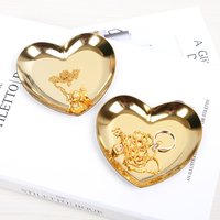 Heart-shape Jewelry Display Tray Jewelry Holder Organizer Storage Tray Ring Bracelet Necklace Storage Tray Stand For Jewelry