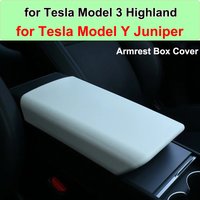 for Tesla Model Y L Juniper 2026 Center Console Arm Rest Lid Case YL 2025 Armrest Protector Cover Model 3 Highland Accessories