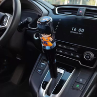 JDM Car Accessories Anime Transparent Gear Shift Knob 15cm Acrylic Cartoon Gear Knob Universal Manual Transmission Shifter